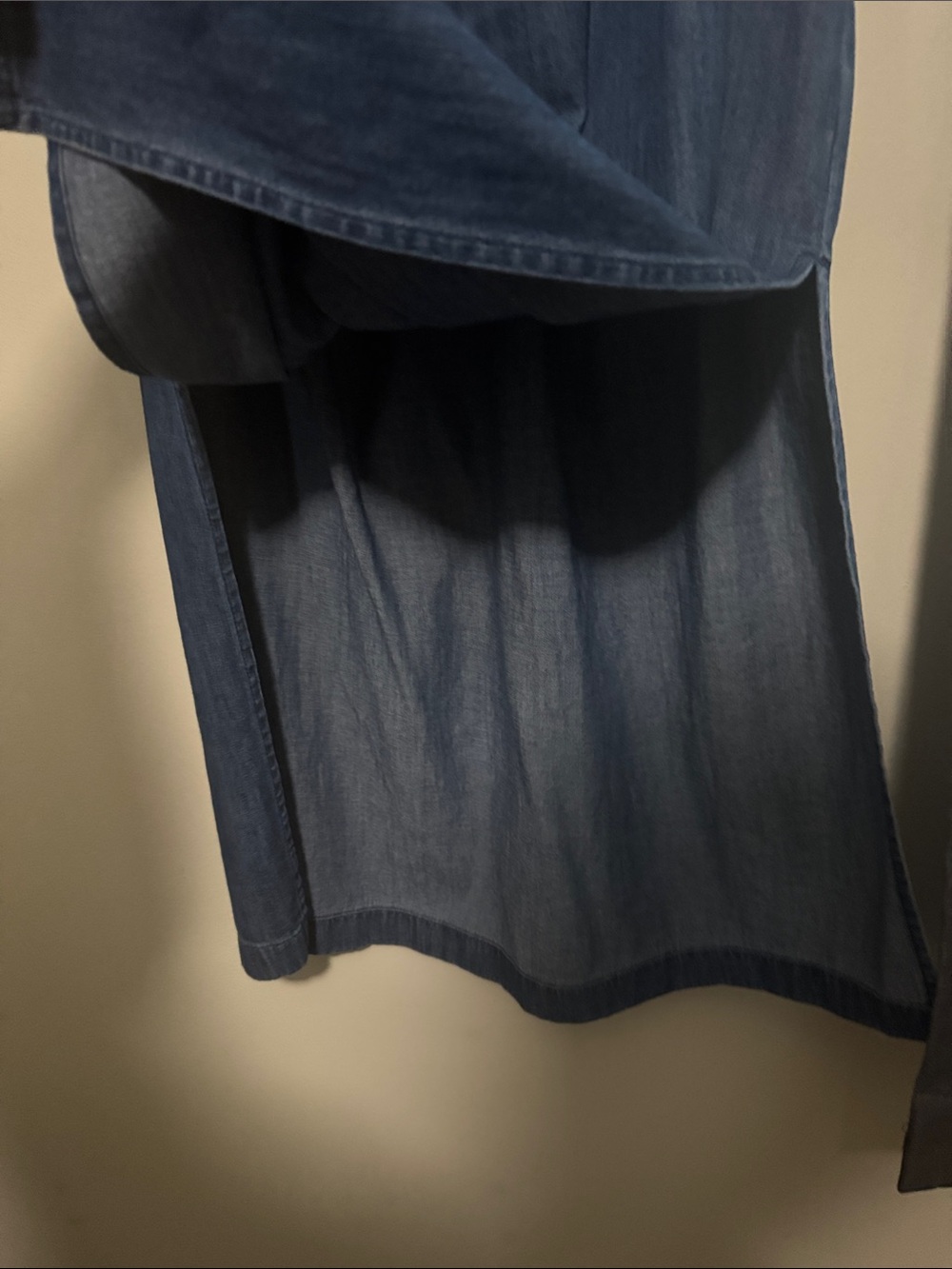 GAP Denim Midi Skirt in Dark Blue - Picture 3 of 4